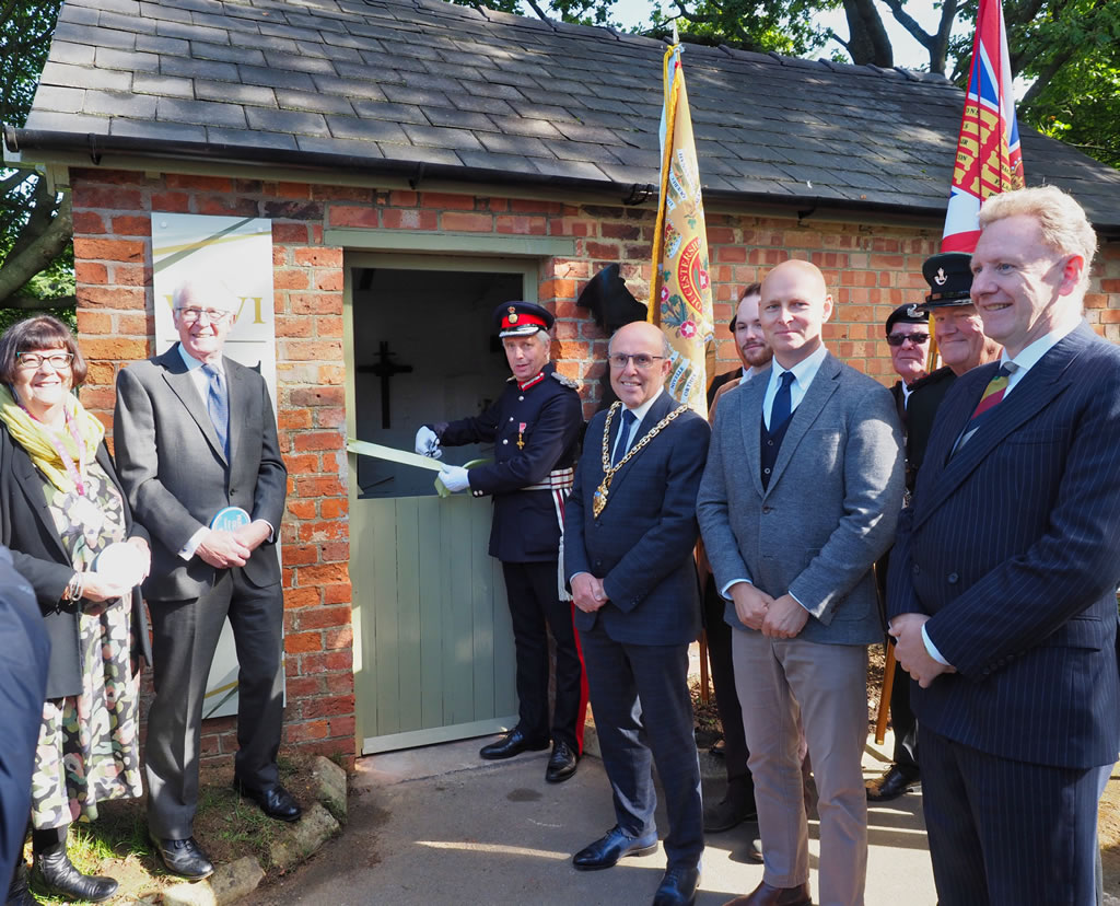 The Lord Lieutenant of Gloucestershire opened the museum in September 2024. Credit: Steve Bryson.